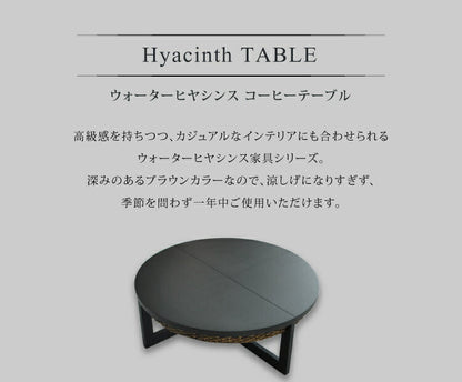 ローテーブル ウォーターヒヤシンス/テーブルHCT38L