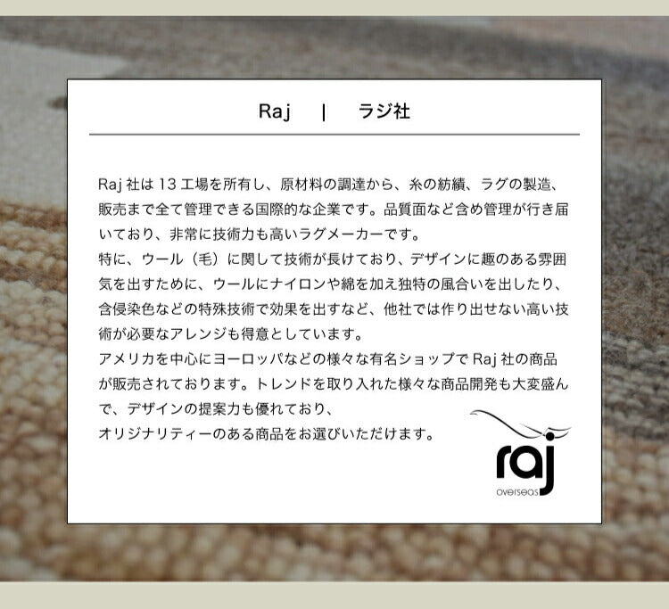 ラグマット RAJ1811（約90×130cm）