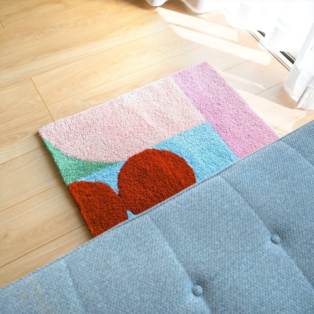 MOYO ラグマット スクエア/RUG Mat Square 48×70cm