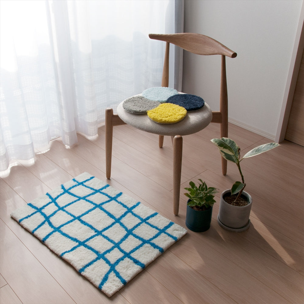 MOYO サークルラグ/circle rug 33×33cm