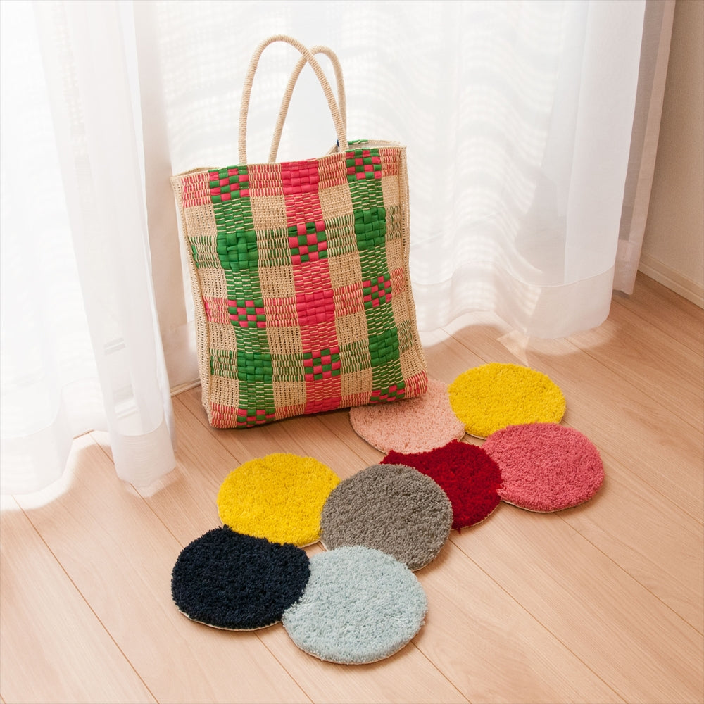 MOYO サークルラグ/circle rug 33×33cm