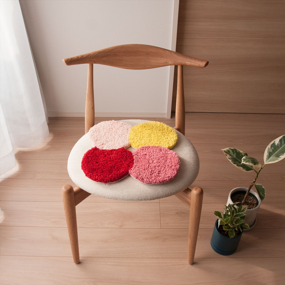 MOYO サークルラグ/circle rug 33×33cm