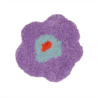 MOYO ミニフラワーラグ/mini flower rug 20×19cm