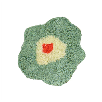 MOYO ミニフラワーラグ/mini flower rug 20×19cm