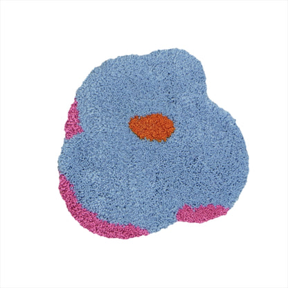 MOYO ミニフラワーラグ/mini flower rug 20×19cm