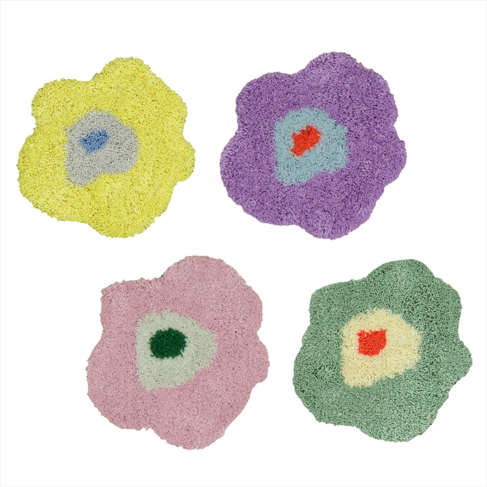 MOYO ミニフラワーラグ/mini flower rug 20×19cm – インテリア家具通販 RANRAN