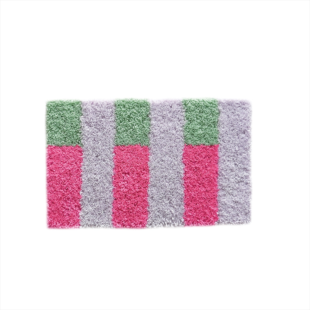 MOYO ミニストライプラグ/mini stripe rug 33×20cm