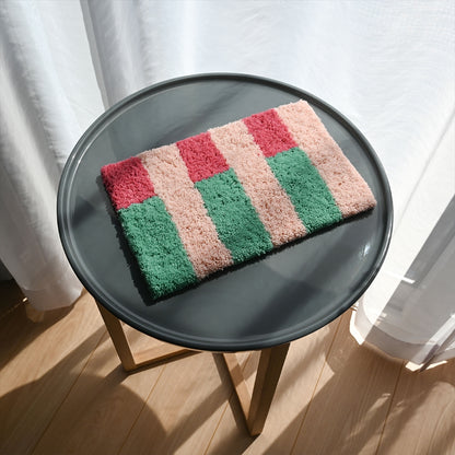 MOYO ミニストライプラグ/mini stripe rug 33×20cm