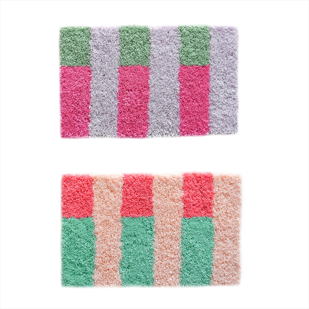 MOYO ミニストライプラグ/mini stripe rug 33×20cm