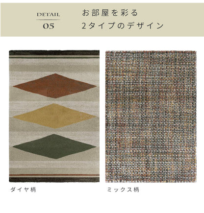 ラグマット フィジック/FIGIC（約135×190cm）
