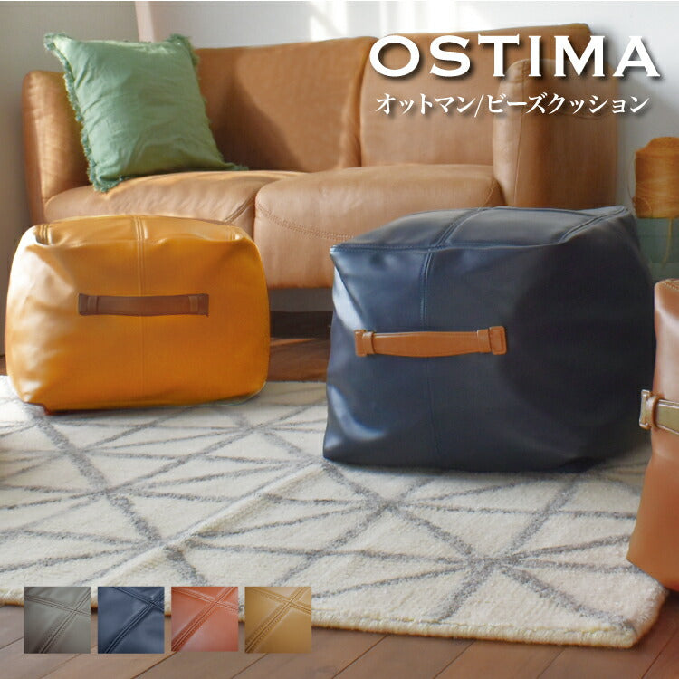 ビーズクッション OSTIMA/オスティマ（約50×50×39cm）